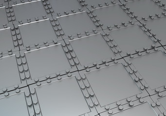 Naklejka premium Metal Armored Surface