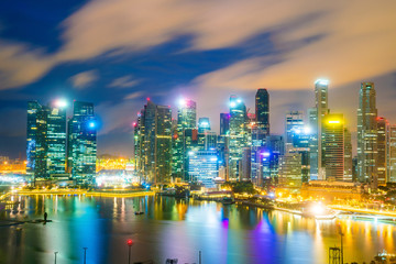 Fototapeta na wymiar Singapore downtown skyline