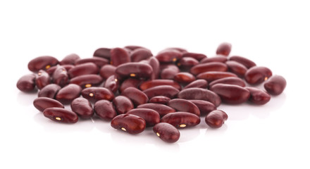 Red bean isolated on white background