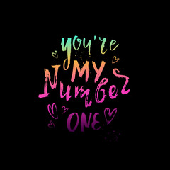 You're my number one