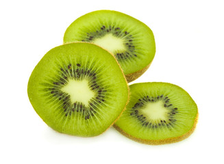Fototapeta premium kivi fruit on white background.