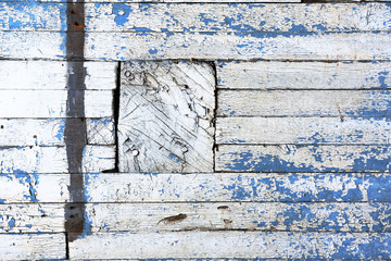 Blue Wall Abstract