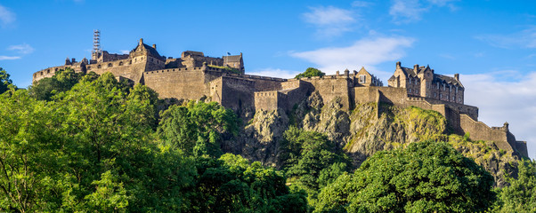 Panoramic image of Edinburgh Castle. © Jeff Whyte
