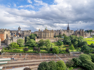 Obraz premium Edinburgh Skyline Scotland United Kingdom