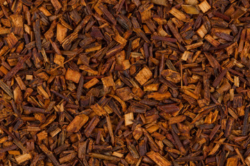 Heap of dry rooibos tea