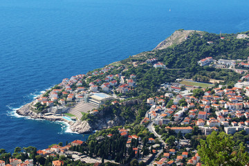 Obraz premium View of Dubrovnik, Croatia 