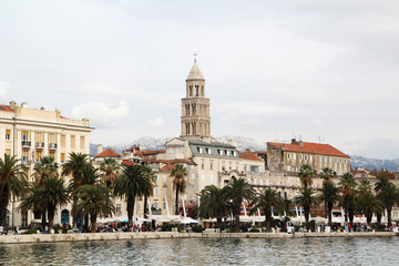 Fototapeta na wymiar Split promenade, Croatia 