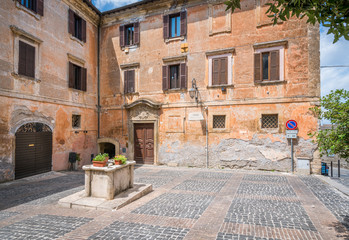 Scenic sight in Anagni, province of Frosinone, Lazio, central Italy.