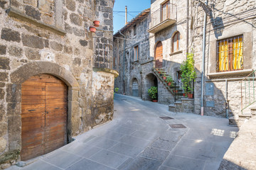 Fototapeta na wymiar Scenic sight in Vitorchiano, province of Viterbo, Lazio, central Italy.