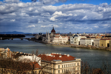 Obraz premium Parliament, Budapest, Hungary