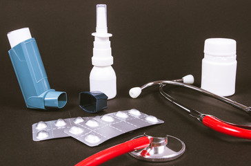 Asthma or allergies inhaler.
