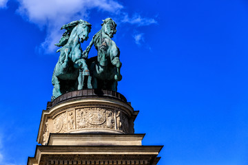 Statue in Budapest, Hungary