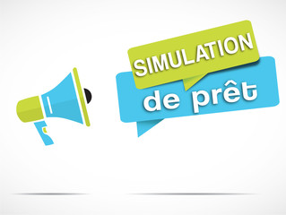 mégaphone : simulation de prêt
