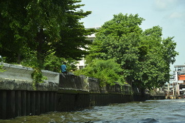 auf dem Chao Praya River in Bangkok