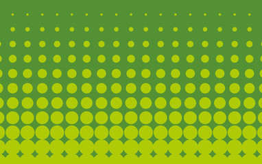 Halftone pattern. Comic background.  Green color