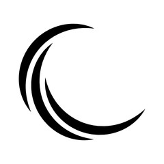 Black crescent logo - 167705687