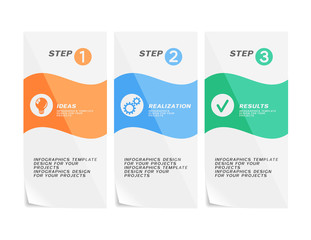 Corporate design of numbered paper fliers or banners