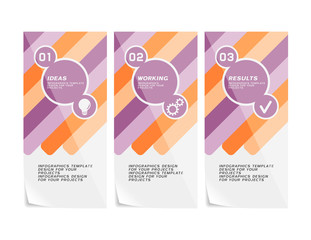 Corporative design of paper leaflets or web banners