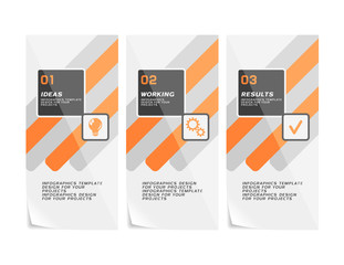 Corporative design of paper fliers or web banners
