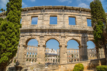 Fototapeta premium Amphitheater Arena von Pula Kroatien