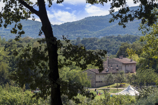 Parco naturalistico di San Floriano a Polcenigo in una giornata estiva