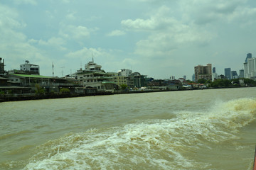 Bangkok, Chao Praya, Skyline, Klongs