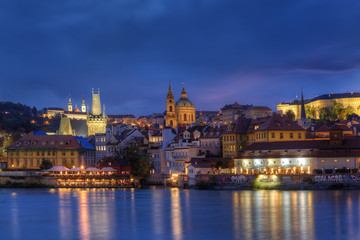 Night view of the Old Town in Prague, Czech Republic