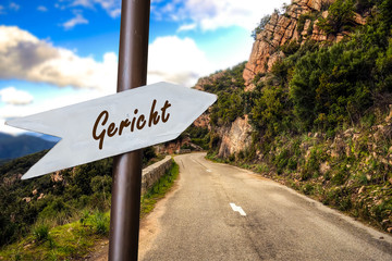 Schild 253 - Gericht