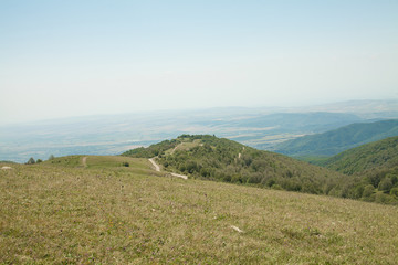 Beautiful landscape of the mountains of Georgia