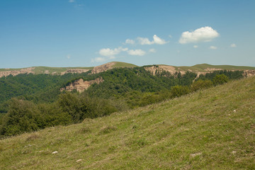 Beautiful landscape of the mountains of Georgia