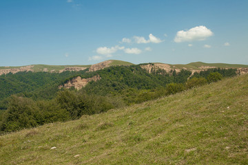 Naklejka premium Beautiful landscape of the mountains of Georgia