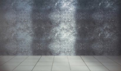 Interior with advertisement space