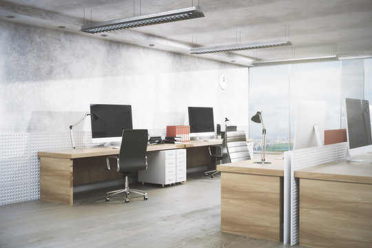 Bright office interior