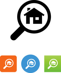 Search For Homes Icon - Illustration