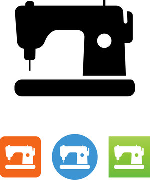 Sewing Machine Icon - Illustration