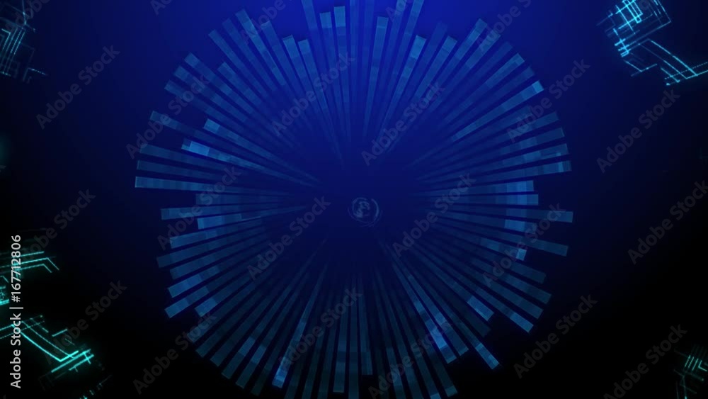 Poster futuristic particles wave abstract background. creative design element, computer graphics