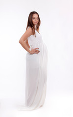 pregnant woman en studio