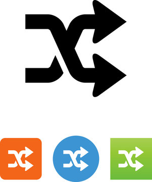 Shuffle Arrow Icon - Illustration