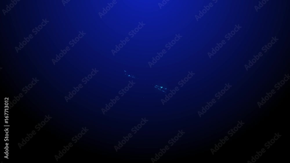 Poster creative design element, computer graphics. futuristic particles wave abstract background