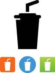 Soft Drink Icon - Illustration