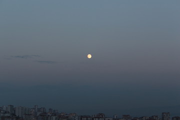 full moon night light