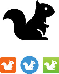 Squirrel Icon  - Illustration