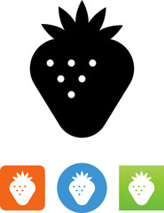 Strawberry Icon - Illustration