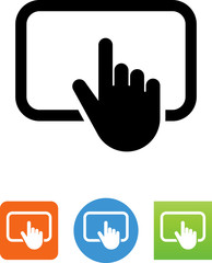 Touch Screen Icon - Illustration