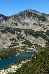 Fototapeta na wymiar Amazing Landscape of Dalgoto (The Long ) lake, Pirin Mountain, Bulgaria