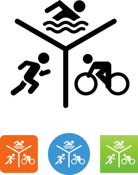 Triathalon Icon - Illustration