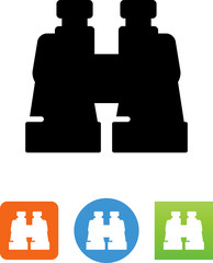 Vector Binoculars Icon - Illustration