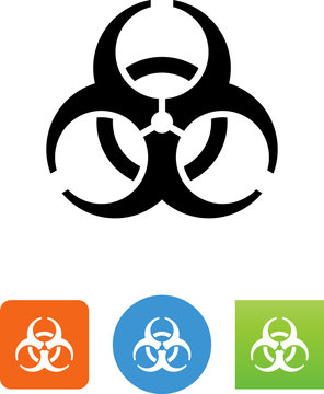 Vector Biohazard Icon - Illustration