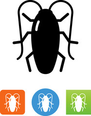 Vector Cockroach Icon - Illustration