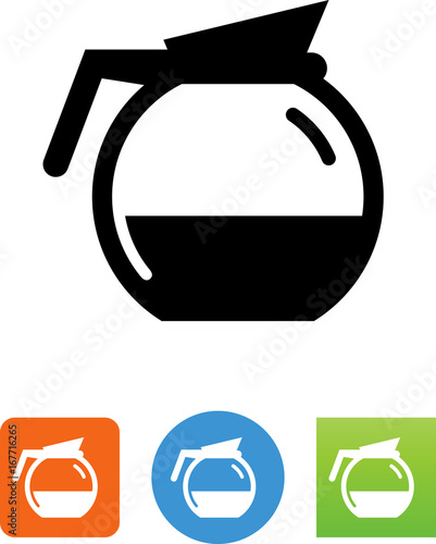 "Vector Coffee Pot Icon - Illustration" Stock image and royalty-free vector files on Fotolia.com